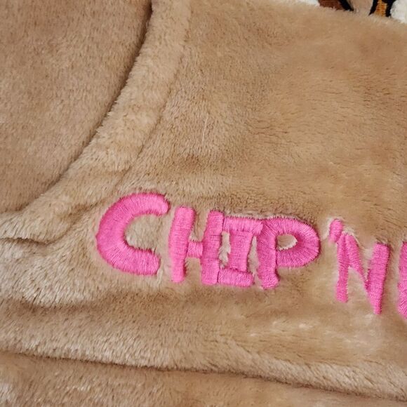 H&M Disney Chip n Dale Super Soft Plush Pile Hoodie Sweatshirt Size 6x/7 - Picture 5 of 10